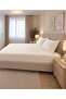 Fitted Sheet Set Cotton Cream Plain - 4