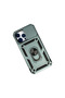 Apple iphone 14 pro max case pars lens ringed silicone - green - 3