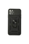 Apple iPhone 11 Pro Max Case Pars Silicone with Lens Ring - Black