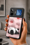 Gm 26 Pro Compatible Printed, Matte Black, Soft Silicone, Protective, Shock Absorbing Cover, Case