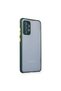 Case for Samsung Galaxy A72 Miami Clear Silicone - Dark Green