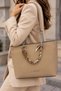 Women's New Season Scarf Detailed Chain Strap Stylish Hand and Shoulder Bag Shopper - 2