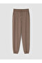 Two Mt Shop Quality Lcw Everyday Brown Soft Touch Women's Jogger Sweatpants - 5