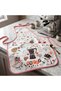 1 Piece Luxury Pvc Kitchen Apron – Waterproof with Coffee Pattern, Pink Edging, Adjustable Neck and Waist Tie Apron - 2