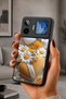 Gm 26 Pro Compatible Printed, Matte Black, Soft Silicone, Protective, Shock Absorbing Cover, Case