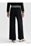 Two Mt Shop Quality Lcw Everyday Black Diving Fabric Plain Standard & Regular Women's Sweatpants - 5