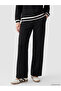 Two Mt Shop Quality Lcw Everyday Black Diving Fabric Plain Standard & Regular Women's Sweatpants - 3