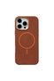Joko Apple iPhone 15 Pro Max Luno Leather Magsafe Cover - Brown