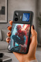 Gm 26 Pro Compatible Printed, Matte Black, Soft Silicone, Protective, Shock Absorbing Cover, Case