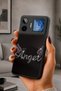 Gm 26 Pro Compatible Printed, Matte Black, Soft Silicone, Protective, Shock Absorbing Cover, Case