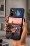 Gm 26 Pro Compatible Printed, Matte Black, Soft Silicone, Protective, Shock Absorbing Cover, Case