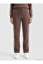 Two Mt Shop Quality Lcw Everyday Brown Plain Standard & Regular Women's Sweatpants - 2