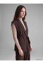Two Mt Shop Quality Lcw Modest Brown Plain Women's Classic Vest