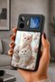 Gm 26 Pro Compatible Printed, Matte Black, Soft Silicone, Protective, Shock Absorbing Cover, Case