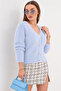 Women's Tess V-Neck Buttoned Soft Textured Knitwear Cardigan - 2