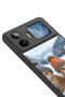 Gm 26 Pro Compatible Printed, Matte Black, Soft Silicone, Protective, Shock Absorbing Cover, Case - 4