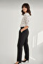 Women's White Bird Patterned Long Sleeve Viscose Shirt with Buttons - 4