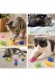 4 &amp; # 39-Piece Colorful Spiral Spring Cat Toy, Flexible and Moving Fun Cat Play Set (5492) - 4