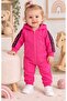 Seasonal Cotton Hooded Full Zipper Closure Footless Baby Romper - 2