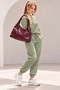 Women's Premium Soft Textured Faux Leather Shoulder Bag – Stylish Handbag Suitable for Daily and Sports Use - 5