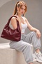 Women's Premium Soft Textured Faux Leather Shoulder Bag – Stylish Handbag Suitable for Daily and Sports Use - 6