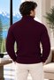 Half Zipper Detailed Raglan Sleeve Men's Basic Knitwear Sweater - 5