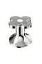 1pc Luxury Floral Pattern Toilet Flush Button - Bathroom Tank Lever, Elegant Push-Top Cover - 7