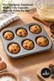 3 Pieces Muffin Cake Mold – 6-Piece Non-Stick Coated Muffin Tray Cupcake Baking Mold Home Use