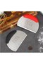 3 Pieces Stainless Steel Dough Cutting Spatulas – Measured Dough Cutting and Shaping, Ergonomic Handle, Dough Scraper - 7