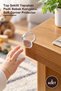 2 Pieces of Silicone Transparent Table Edge Corner Protector – Baby Protector with Ball-Shaped Adhesive Pads, Soft Corner Protector