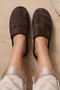 Women's Winter Slippers - Stone Detailed Dowry Bundle Guest House Slippers