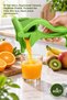 4Pcs Practical Fruit Juicer – Handheld Squeezer, Ergonomic Design, Durable Plastic, for Orange Pomegranate Apple Kiwi, Hand Juicer