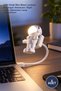 5 Pieces Astronaut USB Night Light – Mini Desk Lamp with USB Port, Computer Accessory, Night Light, Astronaut Lamp