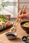 5 Pieces of Chinese Chopsticks – Chopsticks for Serving, Practical Use and Easy Cleaning in Chinese Style
