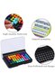 2 Pieces Iq Fit Puzzle Game – 120 Levels of Brain Teaser, 10 Color Modules, Portable Thin Abs Puzzle Brain Game - 5