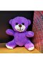 1 Piece Plush Teddy Bear - Purple Plush Fabric 25 cm Cute Design, Gift Teddy Bear Plush - 2