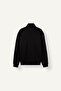 Regular Fit High Collar Half-Zip Basic Sweatshirt X7405Az26Au - 5