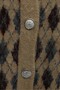 Double Pocket Patterned Buttoned Soft Knitwear Cardigan - Cinnamon - 7