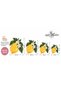 Eta Lemon Pattern Modern Woven Base Decorative Carpet Eta4241 - 5