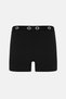 Plain Lycra Black Boxer - 3