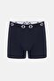 Plain Lycra Navy Blue Boxer