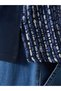 Crew Neck Patterned Blouse - 4