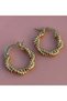 Twisted Hoop Earrings Bijouterie Vintage Anti-Allergic Women's Earrings Gift New Season Models - 2