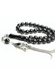 Quadruple Spiral Pyramid Oltu Stone Rosary