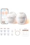 Heated Wearable Breast Pump E20, Hands-Free 3 Heat Levels, App-Controlled Rhythm, Hospital-Grade Suction, Discreet, Ultra-Quiet, Leak-Proof