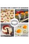 1Pc Professional Round Dough Cutting Mold – Stainless Steel Dough Cutter, 7.5 cm Diameter Ravioli Cookie Mini Pie Pogaça Cutter, Palm-Friendly - 5