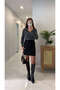 Dones Black Short Skirt - 6