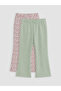 Lcw Kids Floral Flared Girls' Leggings 2-Pack