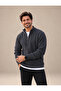 Men's Regular Fit Half-Zip Knitwear Sweater Kpln - 2