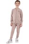 Boy's Hooded Back-Printed Zippered Tracksuit Set 8-15 Years Beige - 2